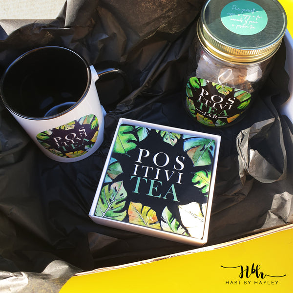 POSITIVITEA gift box - 'tangerine, lemongrass & lavender'